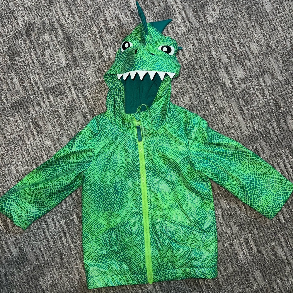 Cat & jack 18 month dinosaur rain coat.